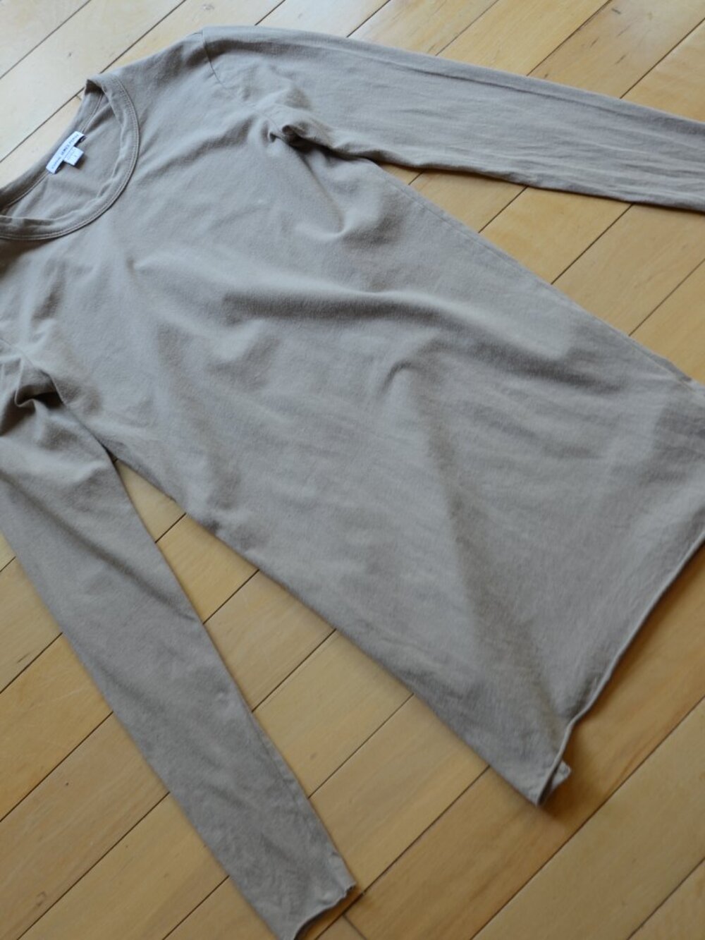 Standard James Perse Long Sleeve Tee Top T Shirt Size 1 - Picture 3 of 5
